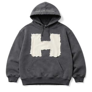 เสื้อฮู้ดดี้โอเวอร์ไซส์สไตล์สตรีทแวร์สำหรับผู้ชาย ผ้าฝ้ายฟลีซหนานุ่ม ล้างสีแบบวินเทจ ให้ความอบอุ่นในฤดูหนาว สวมใส่สบายๆ แฟชั่นลำลอง - Product Image 1