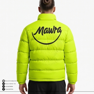 Mawra – Manteau d'hiver matelassé personnalisé avec logo pour homme, veste chaude matelassée, streetwear d'extérieur, vêtements décontractés, fabricant de vêtements - Product Image 2