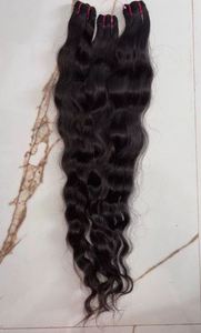 Paquetes de Cabello Humano Indio Virgen Liso de Primera Calidad al por Mayor, Cabello Humano Indio Virgen Liso Negro Natural de Alta Calidad - Product Image 4