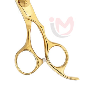 Tijeras de Peluquería Profesionales de Acero Inoxidable Premium, Rectas y Afiladas, de 6.5 Pulgadas, Color Dorado, para Corte de Cabello - Product Image 3