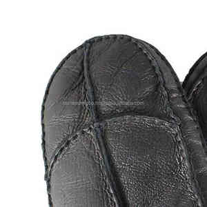 Meilleure qualité 2022 cuir de vachette hommes femmes sport chaud neige Ski mitaines et gants résistant aux intempéries cire Ski mitaines - Product Image 2