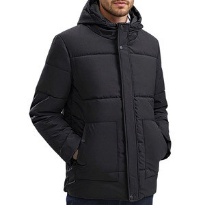 Chaqueta de invierno acolchada para hombre, cálida, ligera, informal, estilo urbano, para exteriores. - Product Image 1