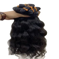 18 pouces péruvienne vague profonde elle est heureuse cheveux argent comptant à la livraison depuis le site officiel d'alibaba indien extensions de cheveux humains
