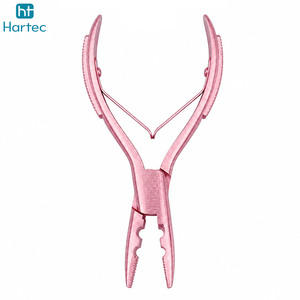 Professional 2-Hole Durable Reusable Stainless Steel Hair Extension Pliers Micro Ring Nano Ring Installation Tool Commercial Use - Product Image 2
