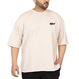 Camiseta extragrande para hombre, estilo Hip Hop, holgada, de manga corta, de algodón pesado, informal, de verano, a la moda, ropa de calle - Product Image 1