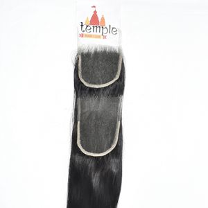 Extensiones de Cabello Humano Virgen Remy 100% Sin Procesar, Cabello Indio Natural Negro para Mujeres, Cierre HD 4x4, Doble Trama, 10-32 Pulgadas - Product Image 5