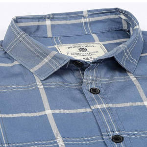 Light Blue 100% Cotton Men's Formal <b>Shirt</b> <b>Long</b> <b>Sleeve</b> Button Down <b>Dress</b> <b>With</b> Polo Collar Size XL Casual T-<b>Shirts</b> - Product Image 3