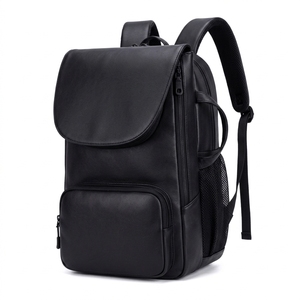 Sac à dos de raquette en toile verte personnalisé avec fermeture éclair à rabat orange, résistant à l'eau, style décontracté, capacité 30-40L - Product Image 3