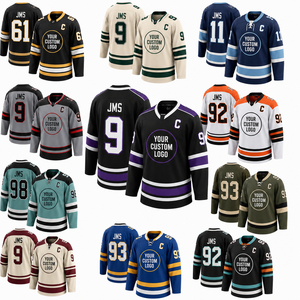 Camisetas de hockey sobre hielo personalizadas |   Fabricante OEM ODM |   Logotipo del equipo personalizado, nombre y número |   Uniformes de Hockey Sublimados al por Mayor - Product Image 1