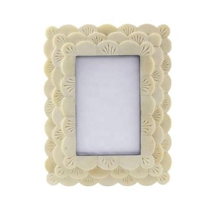 Promotion Hot Selling New <b>Design</b> Handmade Customized Logo Wood and Bone Inlay Resin Photo <b>Frame</b> for <b>Wall</b> and Table Display - Product Image 4