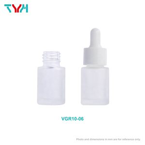 10มิลลิลิตร20มิลลิลิตร30มิลลิลิตร50มิลลิลิตรรอบเคลือบขวดแก้วที่มีหยดสีขาว (VGR-06ชุด) - Product Image 3