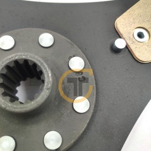Disco de toma de fuerza rígido con botón de alta calidad, pieza de repuesto de placa de embrague duradera de 11 pulgadas para tractores, máquinas industriales agrícolas - Product Image 2