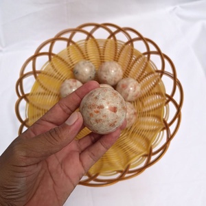 Natural Sunstone Sphere Polished Gemstone <b>Crystal</b> <b>Ball</b> Wholesale for Feng Shui Home Decor - Product Image 2