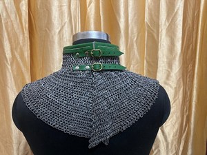 ชุดเกราะคอโลหะทำมือทรงกลมแบบคลาสสิกเชื่อมติดกัน สำหรับชุดยุคกลาง - Product Image 4