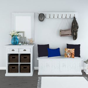 Aegean หมอนตกแต่ง14H x 14W ซักได้ใช้ในบ้านกลางแจ้งสำหรับโซฟาเตียงลาน - Product Image 4