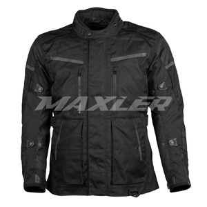 Veste de moto courte grande taille, imperméable et respirante, vêtements de sport toutes saisons avec textile réfléchissant pour la conduite, homologuée CE - Product Image 1