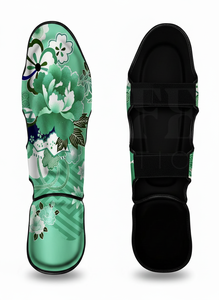 Protège-tibias Muay Thai à couverture intégrale, conception sur mesure, pour entraînement de kickboxing et arts martiaux, protection haute performance - Product Image 4