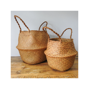 Cheap Price Vietchoice New Arrival Vintage Wicker Seagrass Woven <b>Baskets</b> Vietnam-supplied <b>Storage</b> Wholesale - Product Image 4