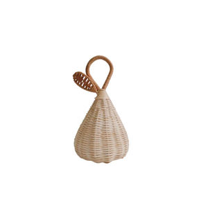 Cesta de mimbre natural de fábrica directa, cesta de peras de ratán, juguete seguro para niños, bolso de mano, decoración para guardería, regalos para niños - Product Image 2