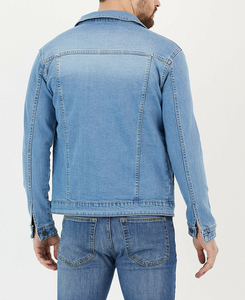 Men's <b>Custom</b> Design Winter <b>Denim</b> <b>Jacket</b> Streetwear Acid Washed with Vintage Embroidered Splashed Cargo Waterproof Wholesale - Product Image 4