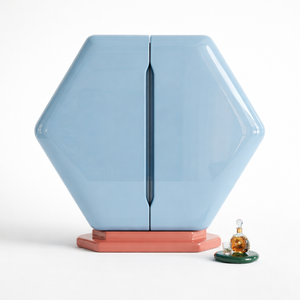 Vinoteca Argmac de Lujo Moderna, de Madera Maciza de Teca Hexa, Ecológica y Duradera, con 5+ Compartimentos, Diseño Independiente - Product Image 4