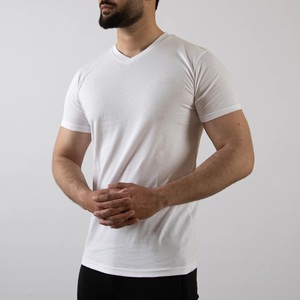 Camiseta de Hombre, Cuello Redondo, Manga Corta, Color Azul Marino, Secado Rápido, Transpirable, Corte Regular, Tejido de Punto, 100% Algodón, Informal, con Logotipo Frontal - Product Image 2