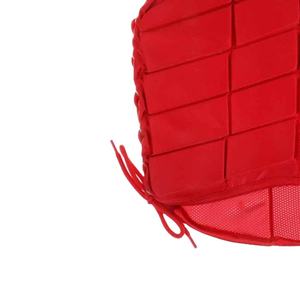 <b>Red</b> Horse Riding Safety Vest Unisex Sleeveless Zipper Closure Breathable Polyester Mesh Back Design - Product Image 3