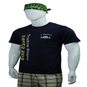 T-shirt col rond 100 % coton de haute qualité, orange, pour homme, avec logo personnalisé imprimé sur le devant, décontracté, tricoté, délavé, couleur unie, taille US, écologique - Product Image 4