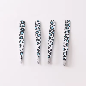 Ensemble de pinces à moustache professionnelles légères et réutilisables, mini-pince à sourcils droite en acier inoxydable avec une prise parfaite ANAAIF - Product Image 2