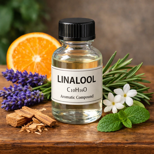 Linalool de Alta Pureza al 99% para la Industria del Perfume, Cosmética y Aromatizantes, Venta al Por Mayor OEM - Product Image 1