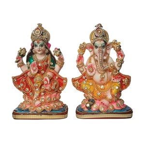Ídolo Religioso Tradicional de Laxmi Ganesha de Alta Calidad para Decoración de Templos, de Proveedor de la India, al Mejor Precio - Product Image 1