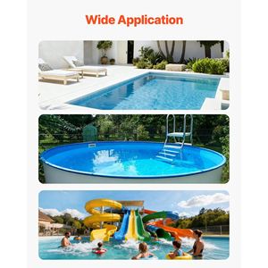 Sistema de filtro de arena para piscina enterrada de 40 GPM y 18 pulgadas con válvula multipuerto de 7 vías y funciones de lavado en contra de corriente y enjuague. - Product Image 6