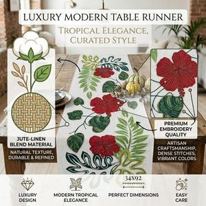 Luxury Modern <b>Table</b> <b>Runner</b> for Dining <b>Table</b> | Premium Decorative Fabric <b>Table</b> <b>Runner</b> | Elegant Home Wedding <b>Table</b> Decor Quality - Product Image 5