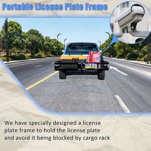 Portapacchi Pieghevole per Rimorchio Resistente, Capacità 227 kg, Montaggio su Ricevitore da 2 Pollici, Resistente all'Acqua - Product Image 4