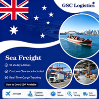 Transport maritime porte-à-porte de Chine vers l'Australie, service complet DDP