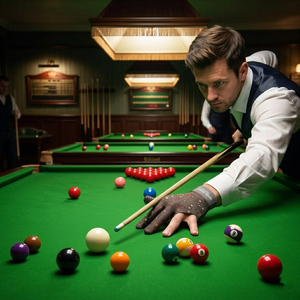 Guantes de Snooker Portátiles de Alta Calidad, Tela Elástica Suave, Diseño de Tres Dedos, para Práctica Profesional y Torneos de Billar - Product Image 6