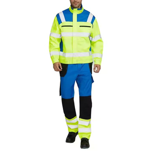 long sleeve reflective safety <b>overall</b> work suits feature uniforms coverall Anti-Static Anti-flame <b>Waterproof</b> Welded safety ove - Product Image 1