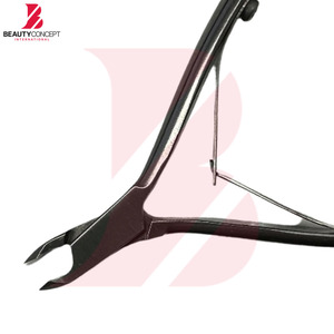 Coupe-cuticules noir mat de qualité supérieure, ciseaux à ongles en acier inoxydable de qualité supérieure, outils de manucure professionnels de qualité salon - Product Image 5