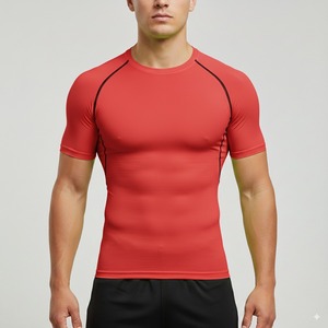 <b>Men</b> <b>Compression</b> <b>Shirt</b> Performance Base Layer Sports Top with Breathable Stretch Fabric Quick Dry Technology and Supportive Fit - Product Image 1