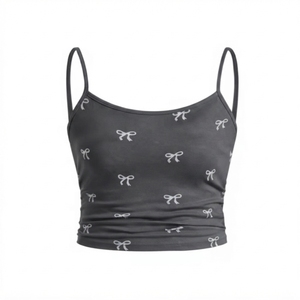 Custom Logo Wholesale Women's Summer High Quality Sleeveless Woven Button <b>Tank</b> <b>Tops</b> <b>Vintage</b> Style 100% Polyester Manufacturer - Product Image 1