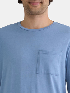 Camisetas de manga larga de alta calidad, lisas, de colores sólidos, transpirables y cómodas para hombre, OEM ODM - Product Image 5