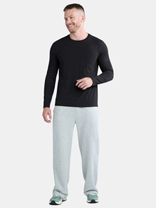 T-shirts à manches longues pour hommes, coupe décontractée, manches longues, automne-hiver, coton respirant, vêtements de sport pour garçons, t-shirt pour hommes - Product Image 1