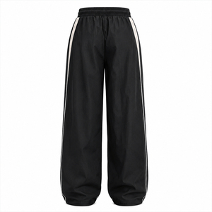 2026 Latest Women Straight Leg Jogger Pants Lightweight Nylon Track <b>Trousers</b> <b>Elastic</b> <b>Waist</b> Sportswear Wholesale Manufacturer - Product Image 3