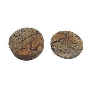 Posavasos de Madera de Diseño Clásico, Forma Redonda, Ecológicos, Reutilizables, para Mesa, Calidad de Exportación - Product Image 6