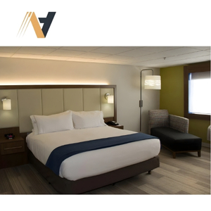 Ensemble de meubles de chambre à coucher fonctionnels avec lit queen-size pour hôtel, séjour prolongé, rénovation de chambre d'hôtes, Home2 Suites - Product Image 1
