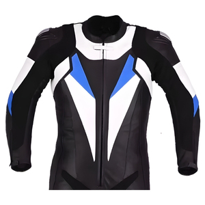 Leather <b>Motorcycle</b> Racing Suit High Quality Cowhide Leather <b>Summer</b> Winter Windproof Waterproof Plus Size Customizable Printed - Product Image 2