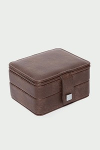 Modern Leather Storage Box Organizer with Soft Velvet Lining for <b>Watches</b> Jewelry and Personal Valuables - Product Image 6