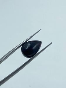 Opale de feu naturelle noire de qualité supérieure, taille poire, pierre brute 3,82 carats 10x14,40MM pour la fabrication de bijoux - Product Image 5