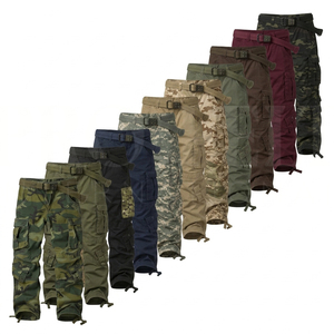 Custom Camouflage Clothing Manufacturer Cargo Pants Premium Quality Multi Pocket Cotton Polyester Style Outdoor Casual <b>Trousers</b> - Product Image 1