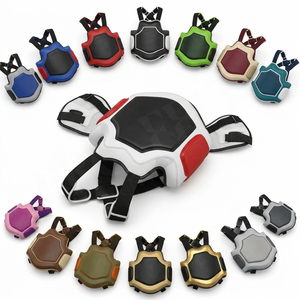 Protector de Pecho Premium para Artes Marciales con Correas Ajustables para Taekwondo, Karate, MMA, Chaleco de Entrenamiento de Marca Personalizada - Product Image 1